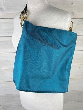 JPK Paris 75 "Seafoam" Royal Blue Nylon Hobo Bucket Shoulder Bag Nordstrom
